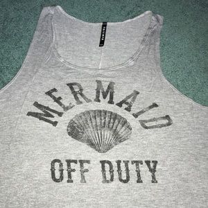 Gray Graphic Tank By Triumph